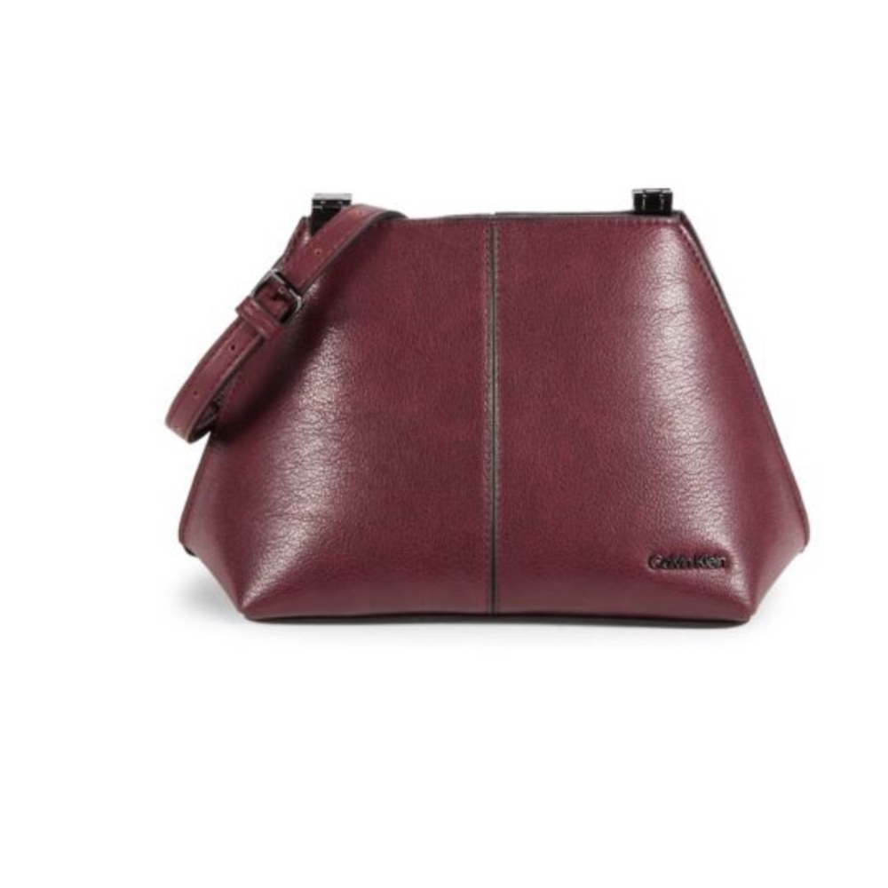 Burgundy mini cross body